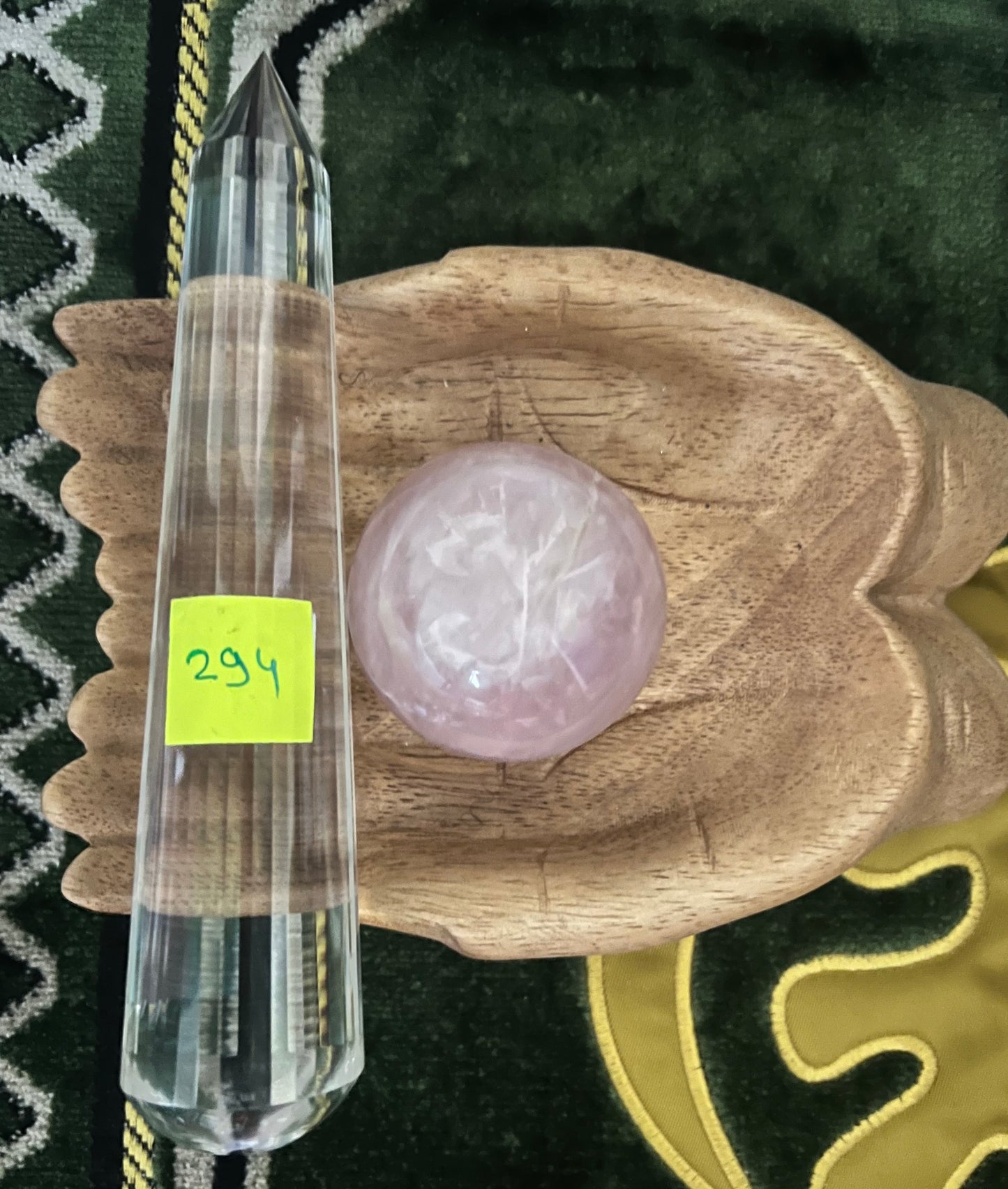 294g Pranic Healing Laser Crystal - 36 Facets