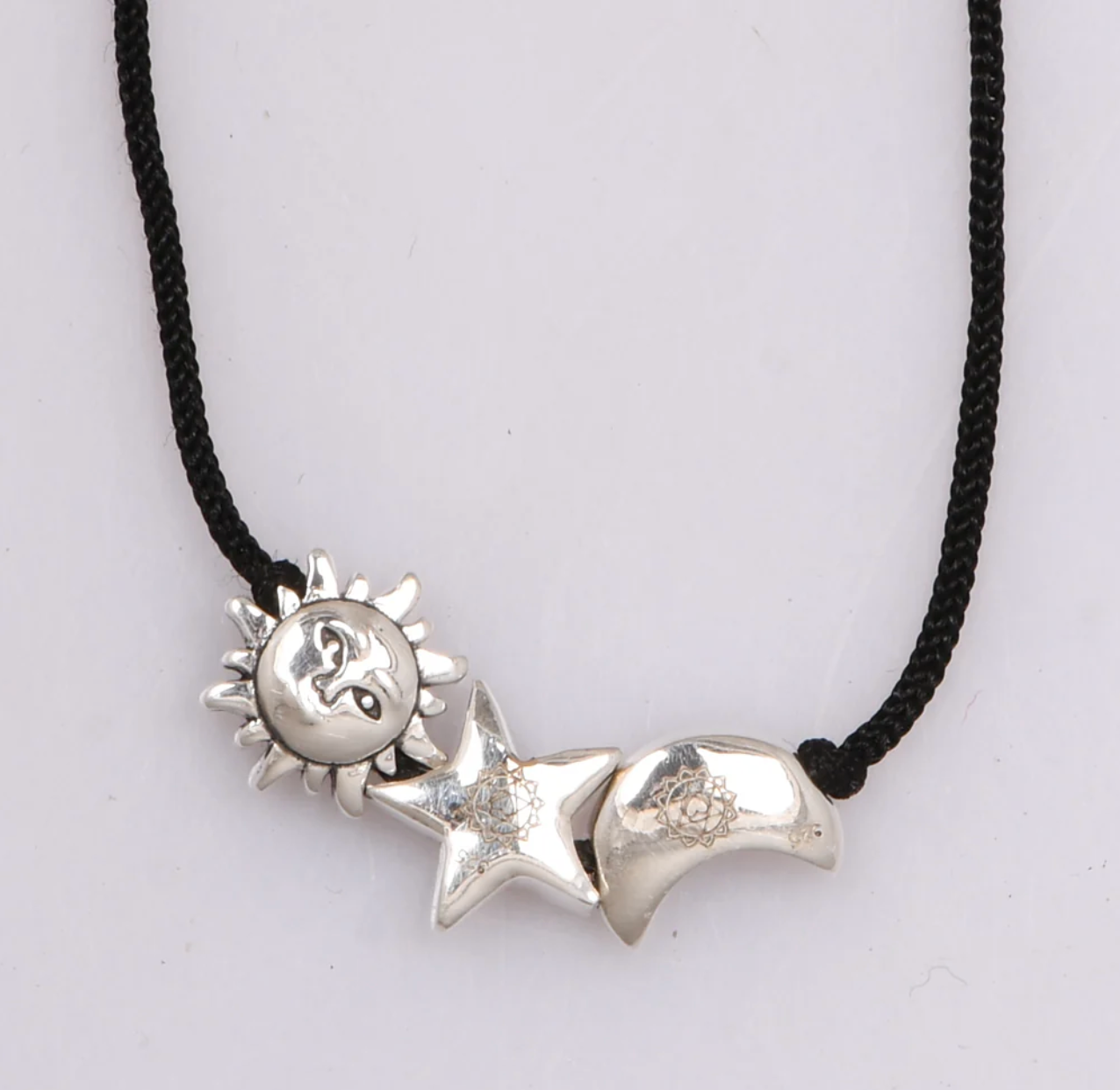 Sun, Moon, Star Necklace