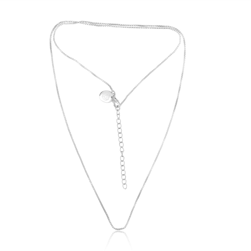 Strength with Significance Silver Chain- 26"