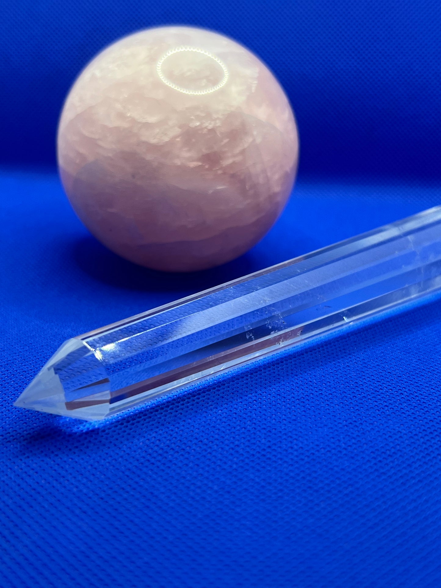 214g Pranic Healing Laser Crystal – 18 Facets