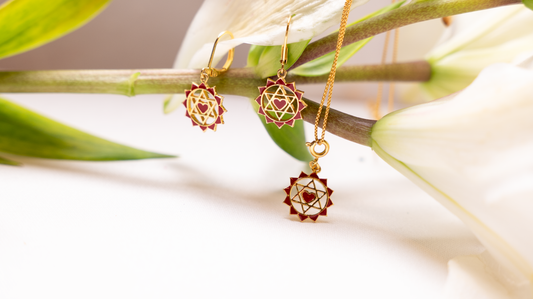 Red Twin Heart Set