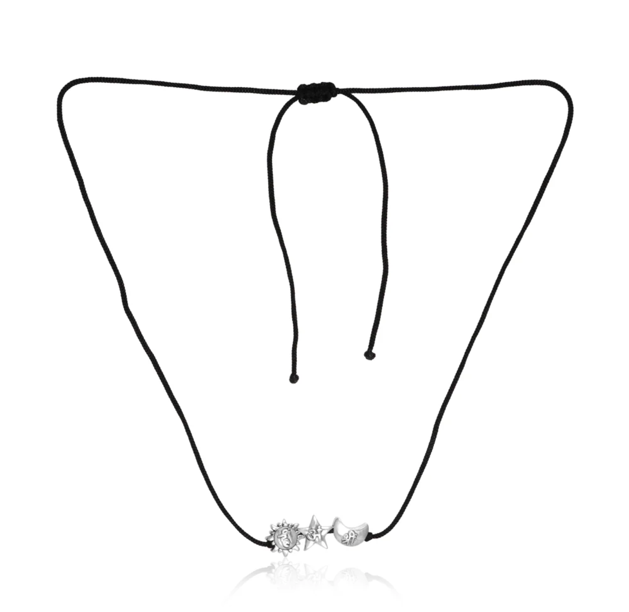 Sun, Moon, Star Necklace
